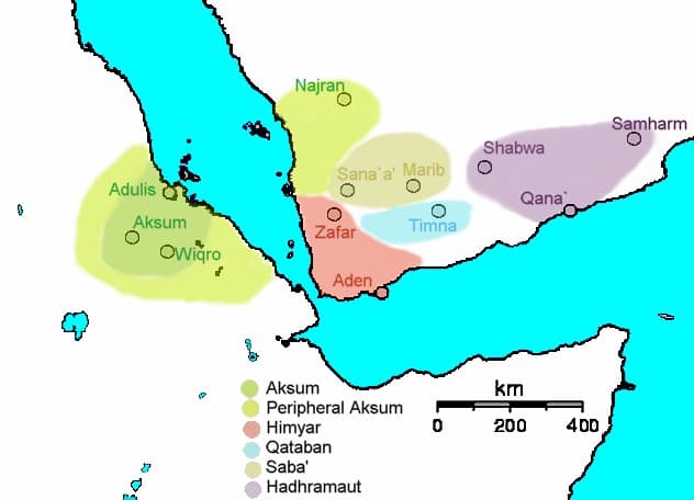 Map of Kingdom of Aksum: The Rise and Fall of Africa's Most Powerful Ancient Empire
