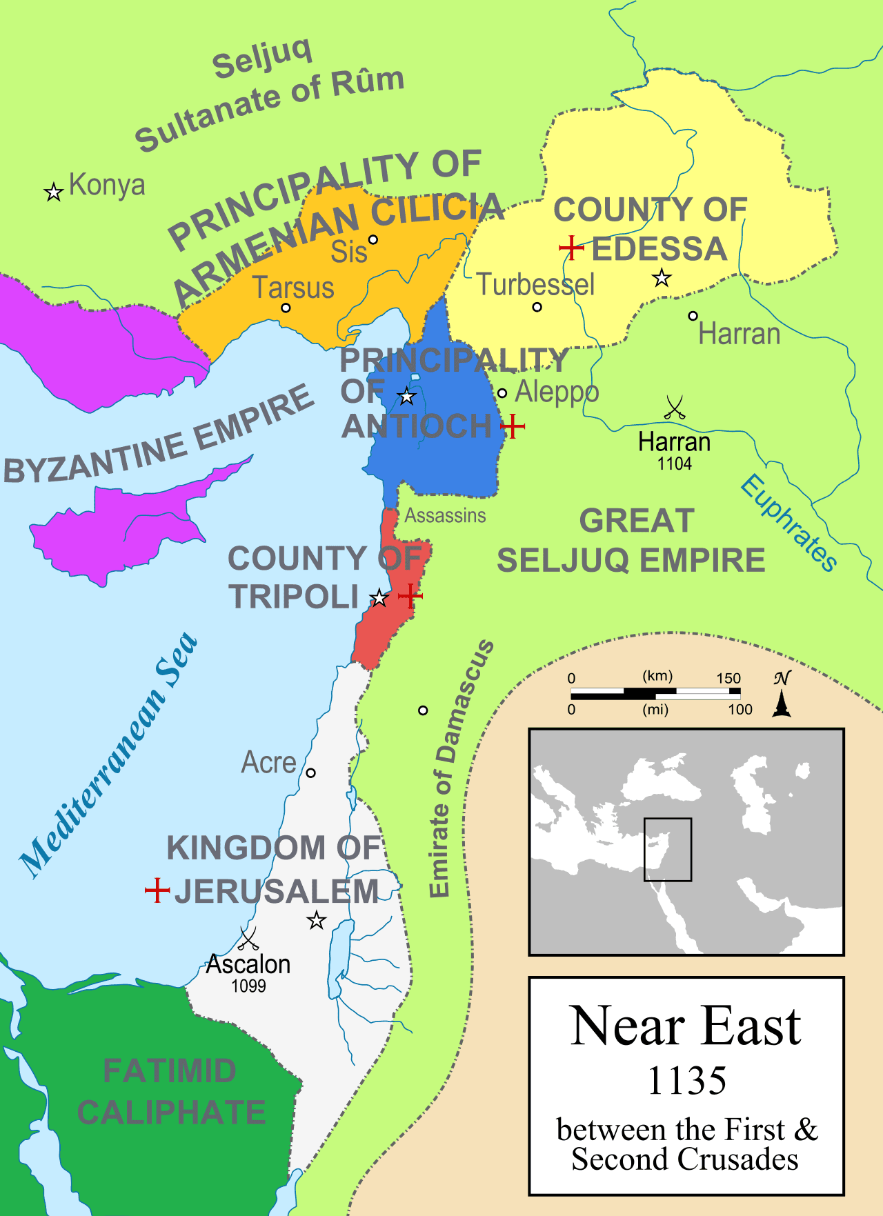 Map of Blood, Faith, and Empire: The Crusades That Reshaped the Medieval World