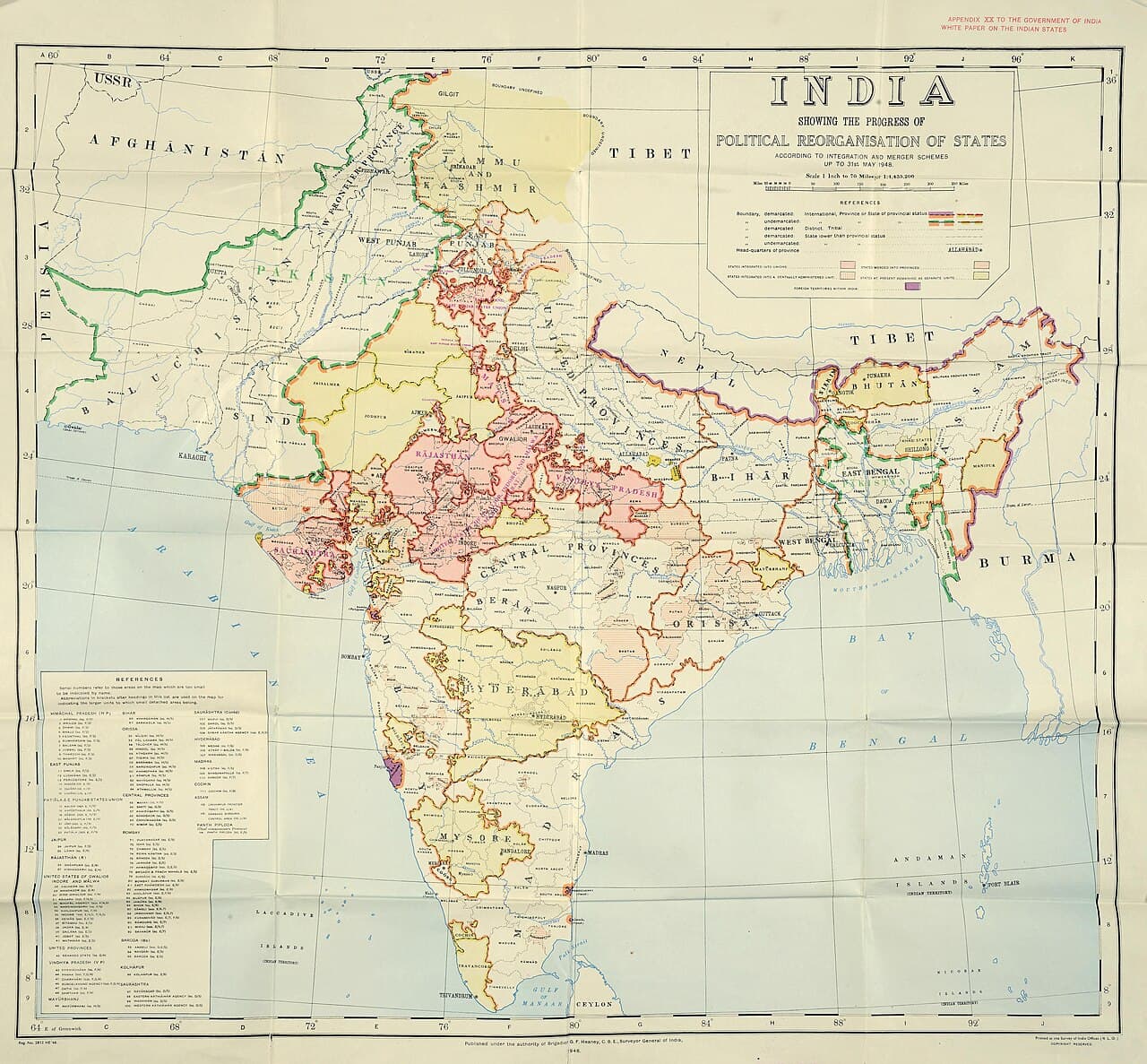 Map of Partition of India 1947: Causes, Violence, and Lasting Legacy