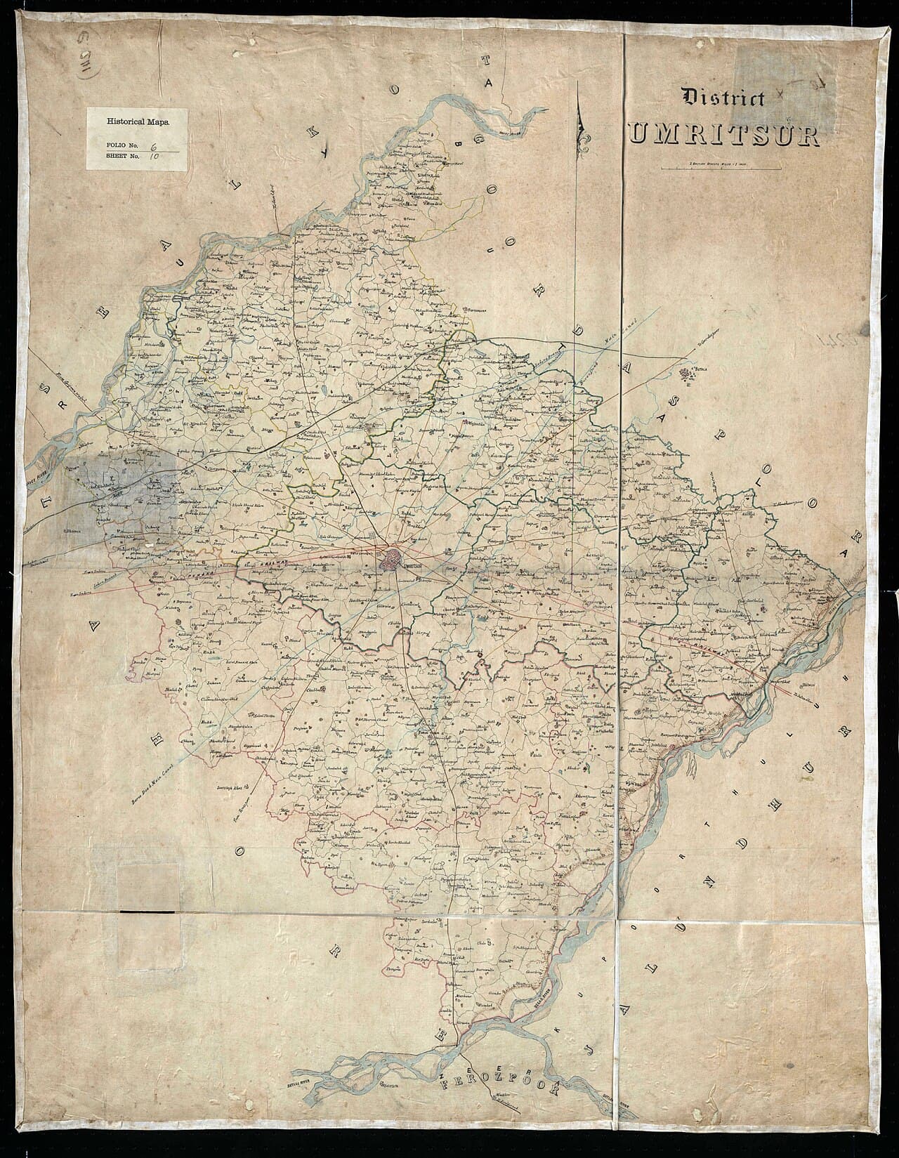 Map of The Amritsar Massacre of 1919: What Really Happened at Jallianwala Bagh?